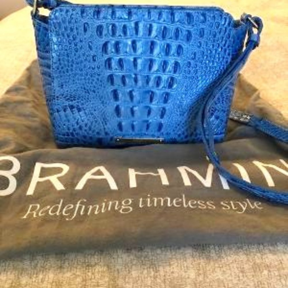 COPY - Brahmin Bag with Adjustable Strap and Dust Cover.